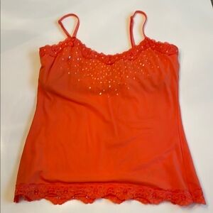 Lace Orange Camisole